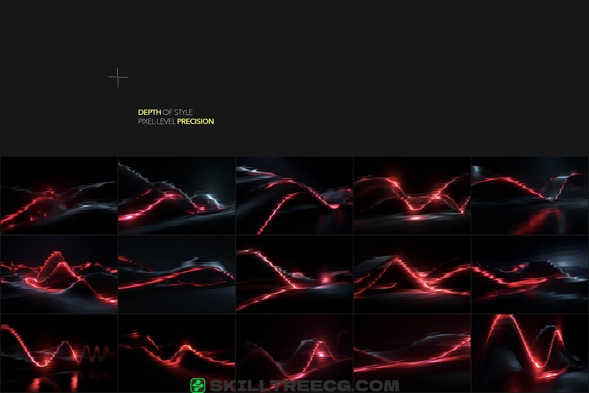 图片[8]-Neon Red Abstract Gradients（964001）-技能树